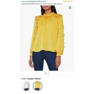 BCBGMaxAzria Ruffle Blouse